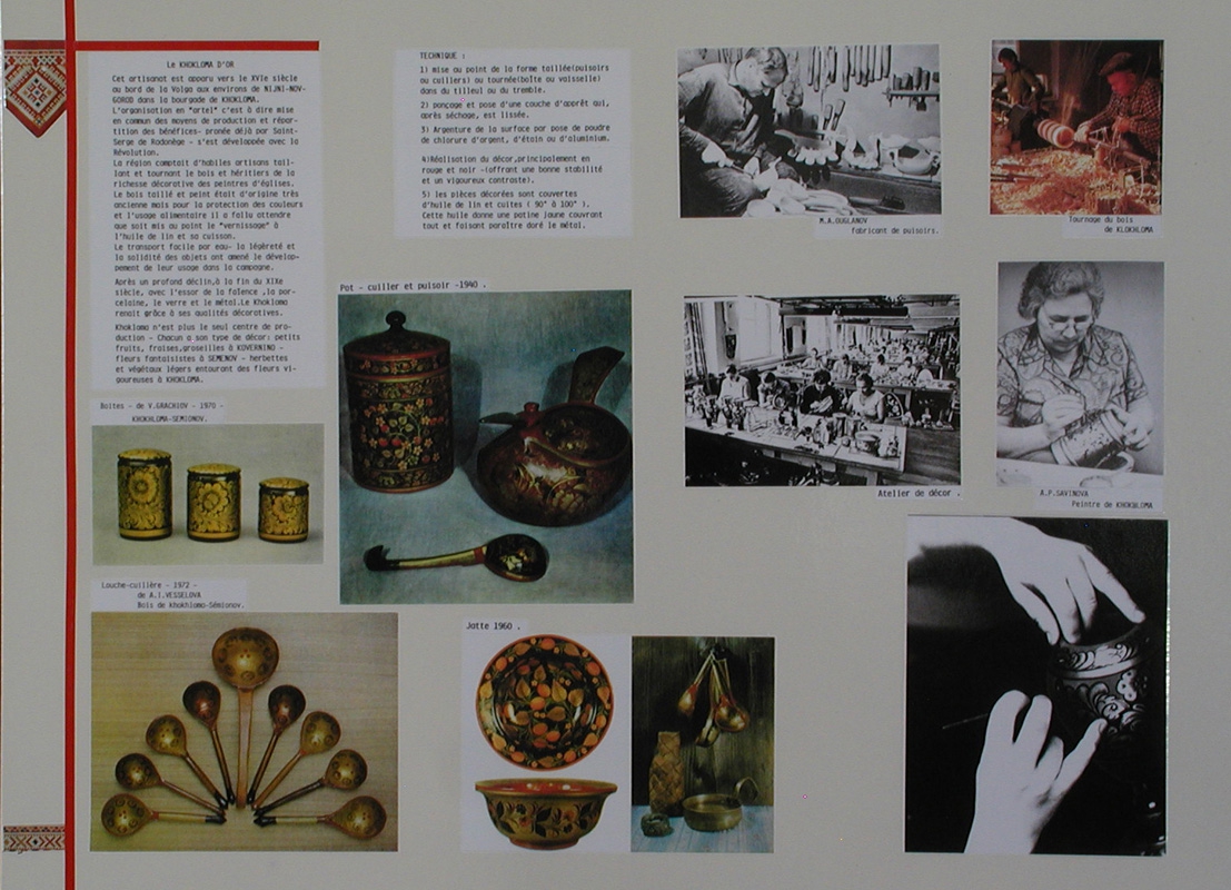 L'ARTISANAT DE LA RUSSIE